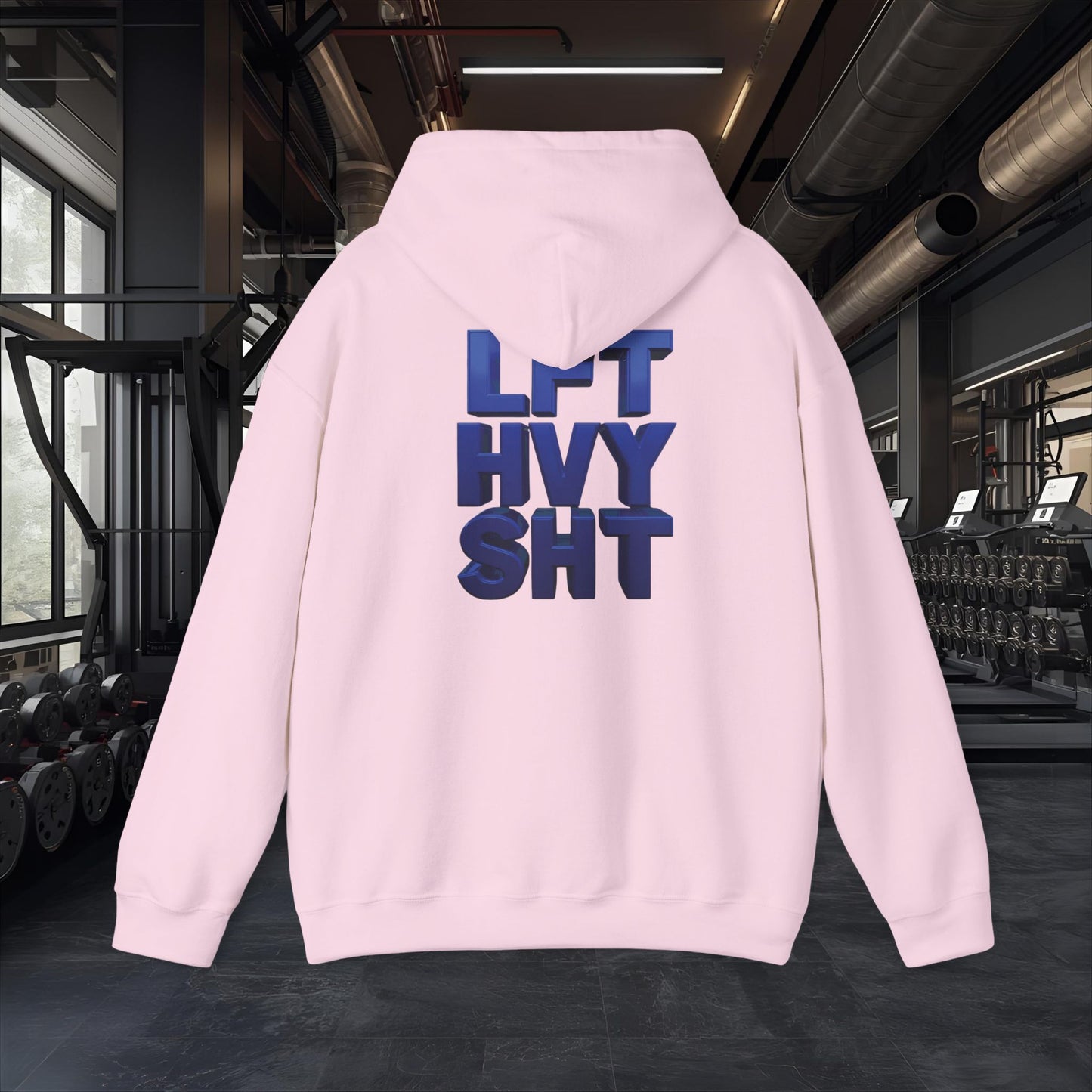 Lift Heavy Shit - LFT HVY SHT - Gym Hoodie - Bold Fitness Pullover - Unisex S-5XL