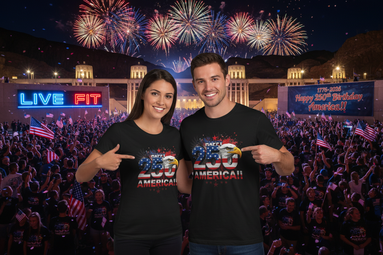 Black t-shirt with American flag design and eagle graphic on a white background