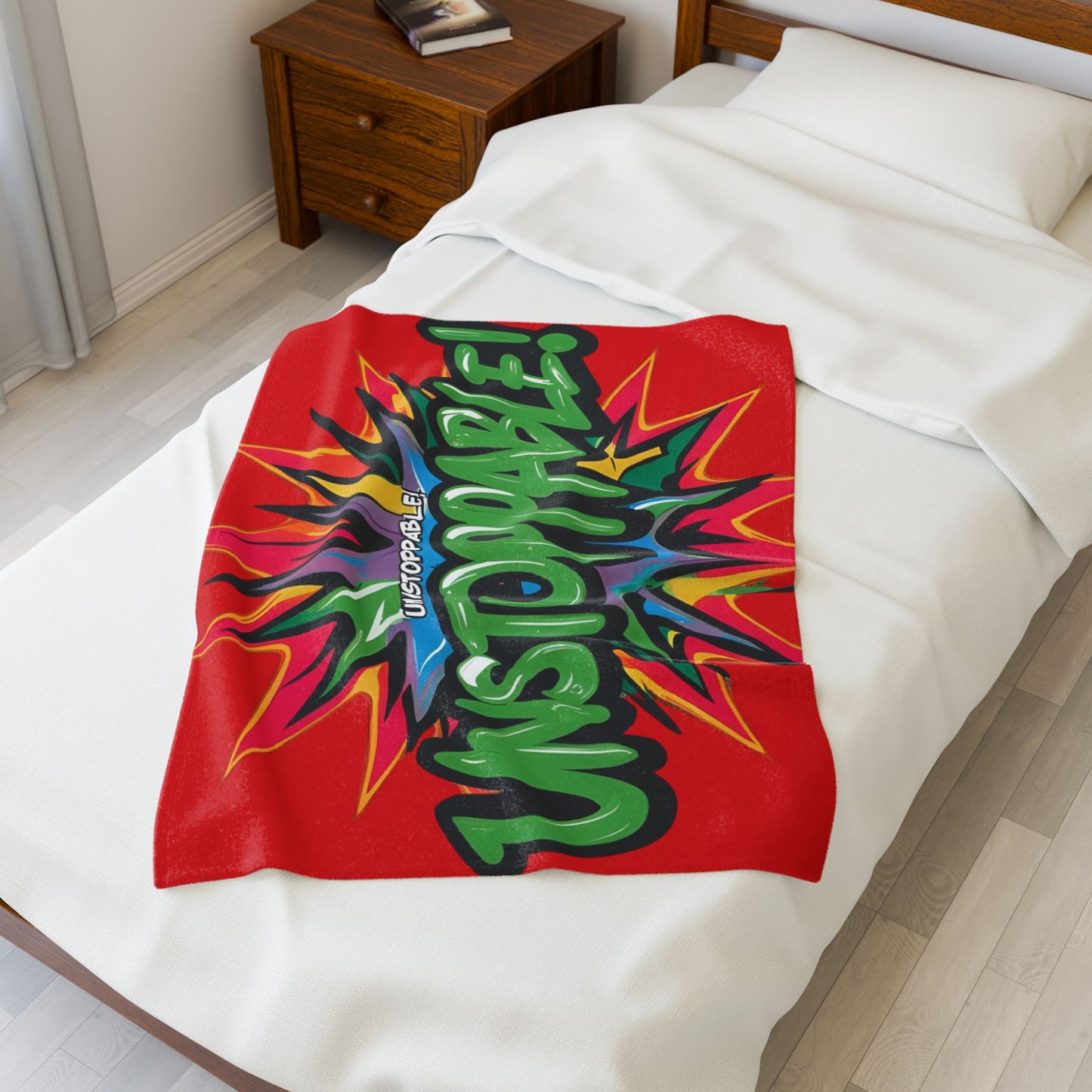 💥 Unstoppable 💥 Velveteen 💥 Plush 💥 Blanket 💥 Cozy 💥 Comfort for 💥 Motivation and Inspiration 💥
