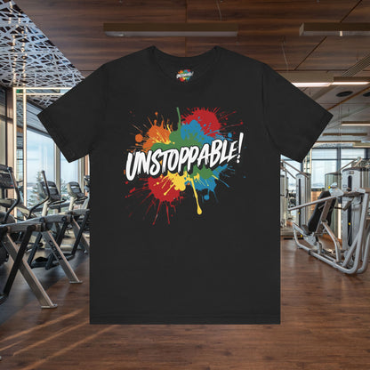 Unstoppable Design Tee - Vintage  Retro  Unisex  Tee - Classic  T-Shirt - Graphic Tee - Casual  Shirt - Short  Sleeve  Shirt
