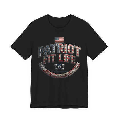 Patriot Fit Life Tee — American Flag Fitness T-Shirt