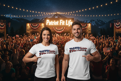 PATRIOT T-Shirt | American Flag 3D Stars & Stripes Graphic Tee