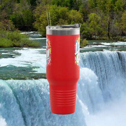 💥 Vibrant   💥 Stylish    💥 Motivational     💥 Insulated   💥 Stainless Steel   💥 Travel Mug  40oz    💥  Let's Do This!  💥 Inspiring Print   💥 Hot or Cold   💥 Birthday Gift 💥 Holiday Gift   💥Graduation Gift   💥 Dishwasher Safe Top Rack 💥