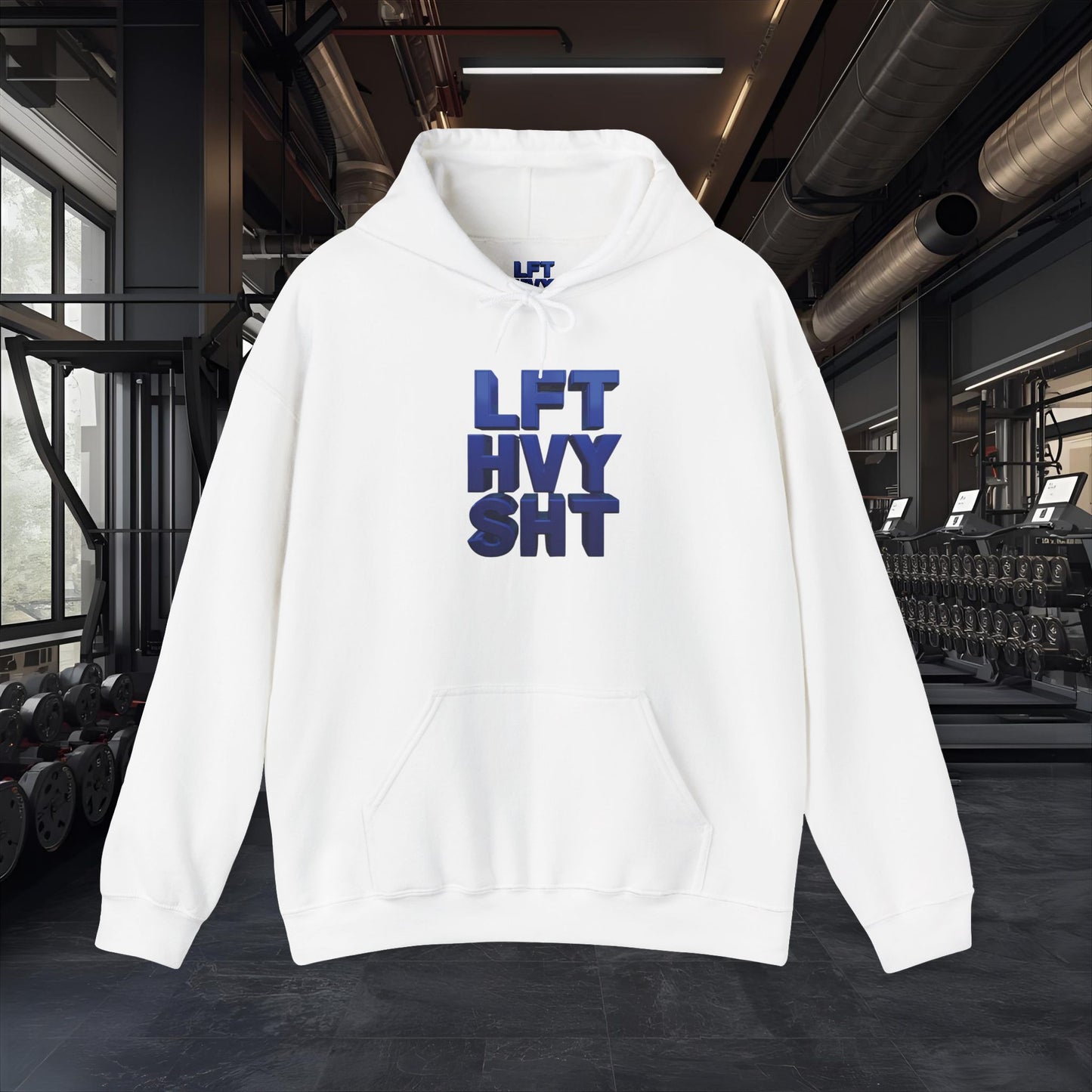 Lift Heavy Shit - LFT HVY SHT - Gym Hoodie - Bold Fitness Pullover - Unisex S-5XL
