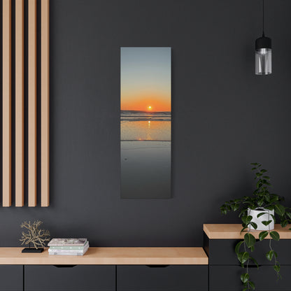 Stunning Sunset Beach Canvas Print, Ocean Decor, Wall Art, Home Decor, Coastal Artwork for Living Room