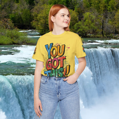 💥 Inspirational  💥  Uplifting  💥 Unisex  Jersey  T-Shirt  💥  You  Got  This!   💥 Motivational  💥 T-Shirts  for  Fitness 💥 &  Everyday  Wear 💥  Sizes   XS - 4XL 💥 Birthday  Gift 💥 17  Different  Colors  to  Choose  From  💥