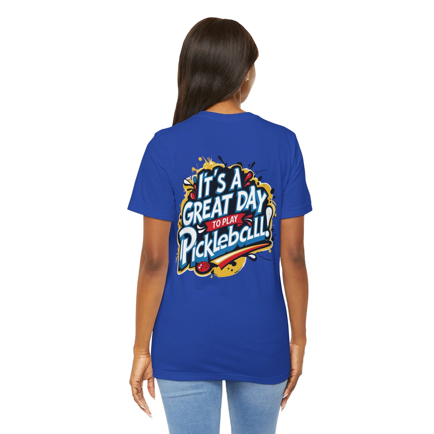It's a Great Day to Play Pickleball T-Shirt - Unisex Graphic Tee - XS-4XL