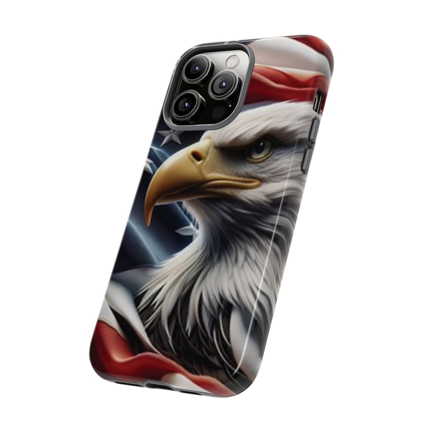 Patriotic Eagle Phone Case | Tough Cases for Nature Lovers, Gift for Veterans, Independence Day, Memorial Day