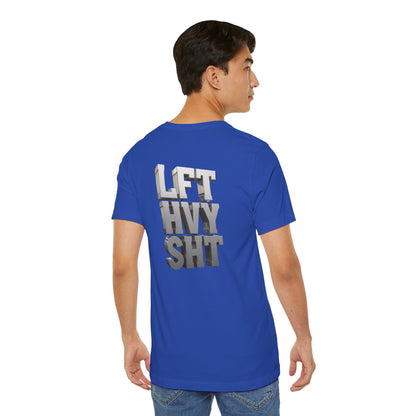 Lift Heavy Shit - LFT HVY SHT - 3D Gym T-Shirt - Bold Weightlifting Tee