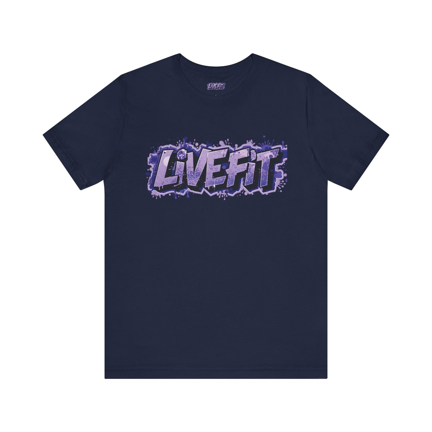 Live Fit Unisex Tee -  Fitness Shirt -  Motivational Graphic Tee -  Workout Apparel -  Casual Wear -  Gift for Gym Lovers -  Active Lifestyle -