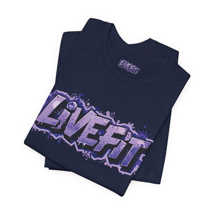 Live Fit Unisex Tee -  Fitness Shirt -  Motivational Graphic Tee -  Workout Apparel -  Casual Wear -  Gift for Gym Lovers -  Active Lifestyle -