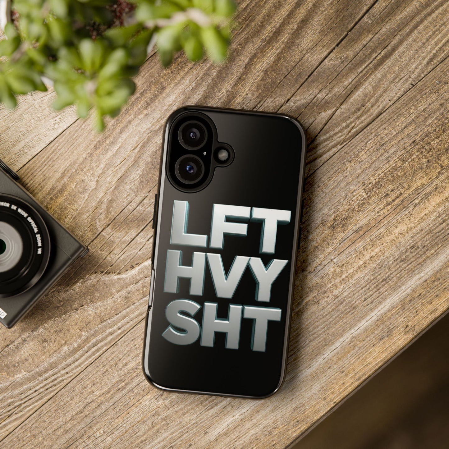 Phone Case — 'LFT HVY SHT' Bold Gym Fitness Protection Case