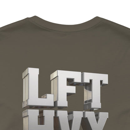Lift Heavy Shit - LFT HVY SHT - 3D Gym T-Shirt - Bold Weightlifting Tee