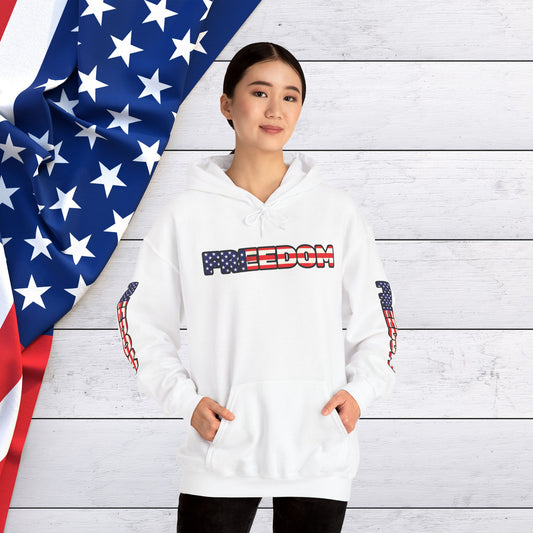 Patriotic Freedom Hoodie - Unisex American Flag Sweatshirt - Red White and Blue - Comfortable Pullover for Celebrations -  Perfect for Independence Day -  Gift [...]