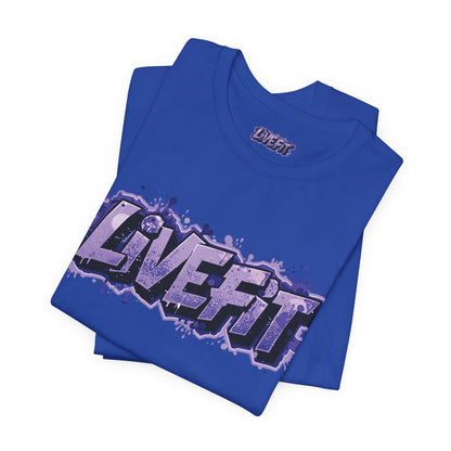Live Fit Unisex Tee -  Fitness Shirt -  Motivational Graphic Tee -  Workout Apparel -  Casual Wear -  Gift for Gym Lovers -  Active Lifestyle -