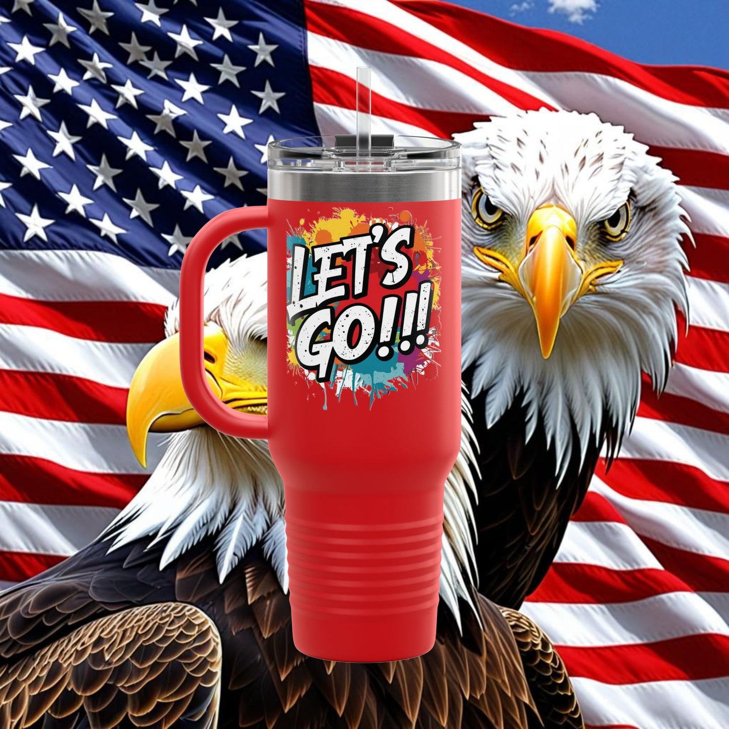 💥 Vibrant   💥 Stylish    💥 Motivational     💥 Insulated   💥 Stainless Steel   💥 Travel Mug  40oz    💥  Let's Do This!  💥 Inspiring Print   💥 Hot or Cold   💥 Birthday Gift 💥 Holiday Gift   💥Graduation Gift   💥 Dishwasher Safe Top Rack 💥