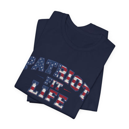 Patriot Fit Life T-Shirt | American Flag Stars & Stripes Athletic Tee