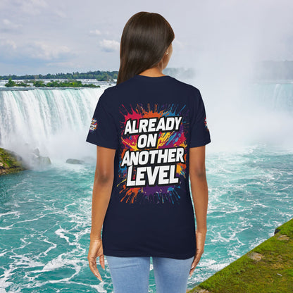💥 Colorful  💥 Motivation  Tee 💥  'Already on Another Level'  💥 8  Different  Colors  💥 Sizes  XS - 5XL 💥