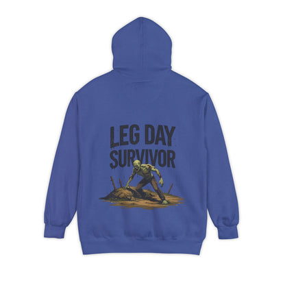 Leg Day Survivor Hoodie, Unisex Fitness Apparel, Gym Lover Gift, Workout Hoodie, Funny T-Shirt Alternative