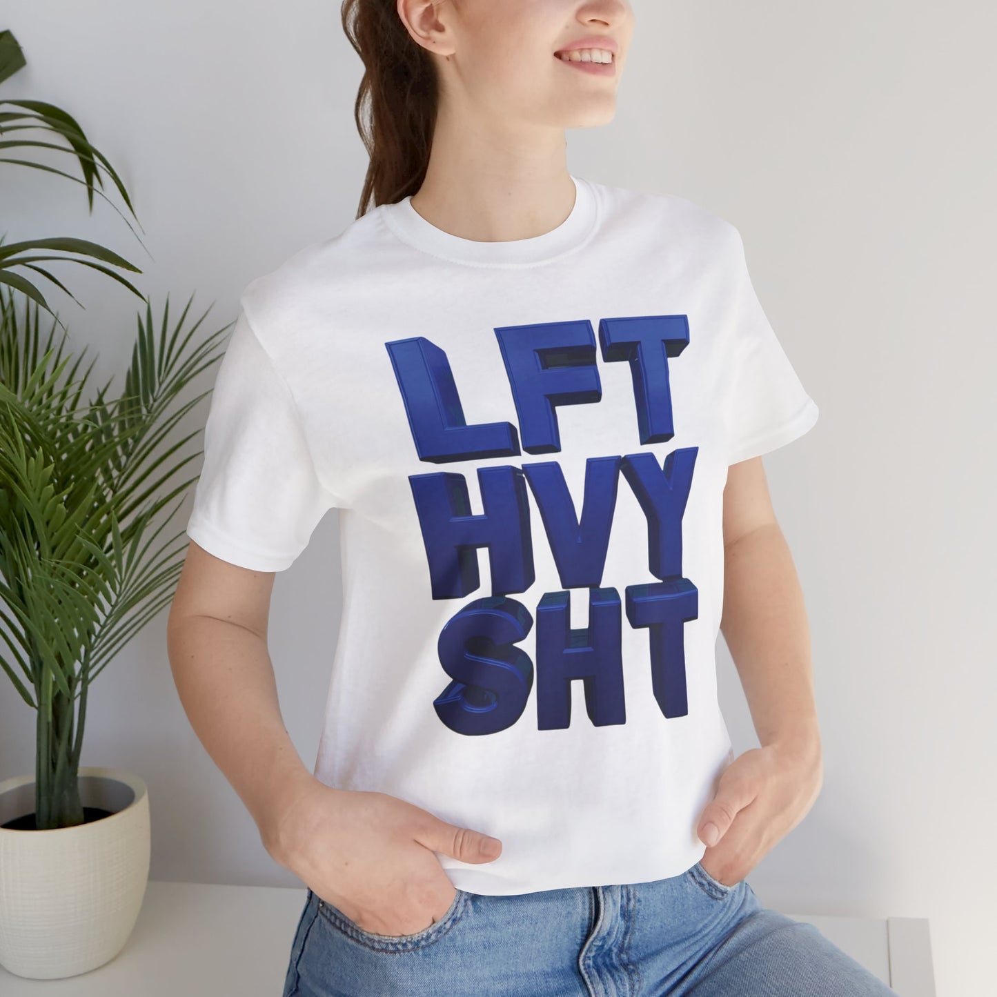 LFT HVY SHT - Lift Heavy Shit - Bold 3D Gym Tee - Fitness