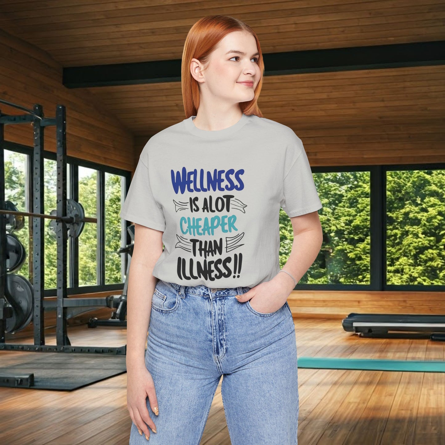 Wellness Is A Lot Cheaper Than Illness - Wellness Awareness T-Shirt - Unisex S-3XL