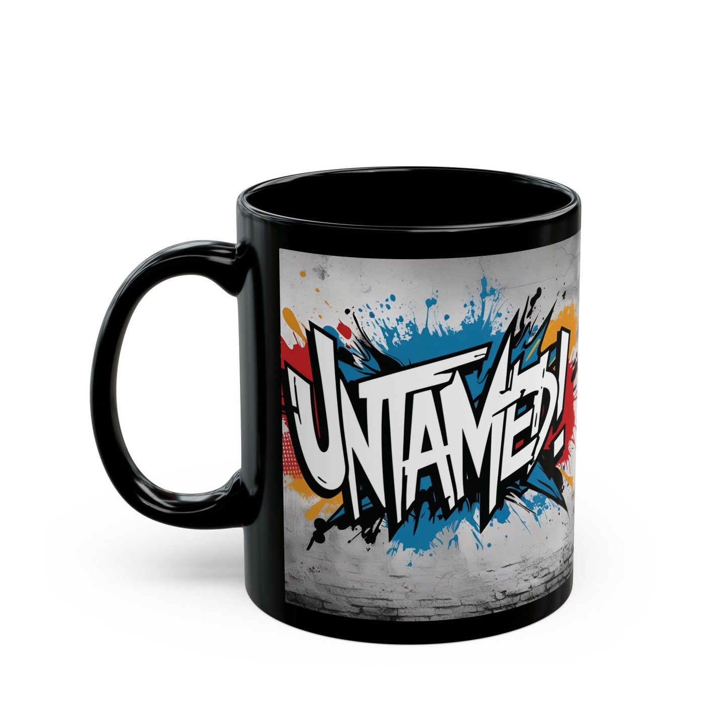 Untamed! Motivational Black Mug - Glossy Ceramic - 11oz/15oz