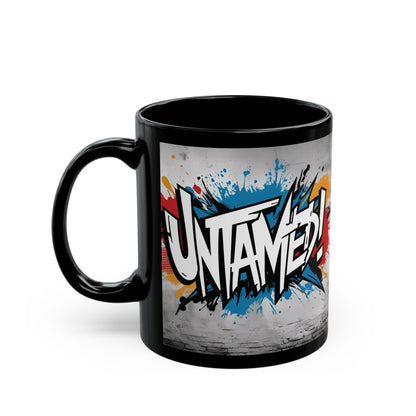 Untamed! Motivational Black Mug - Glossy Ceramic - 11oz/15oz