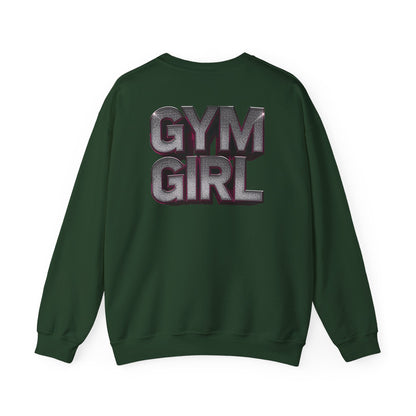 Gym Girl Crewneck Sweatshirt - Stylish Fitness Apparel - Women's Workout Sweatshirt - S-4XL