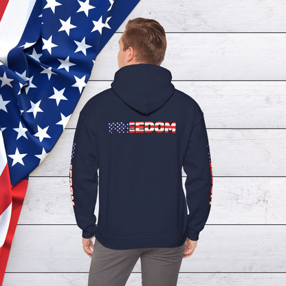 Patriotic Freedom Hoodie - Unisex American Flag Sweatshirt - Red White and Blue - Comfortable Pullover for Celebrations -  Perfect for Independence Day -  Gift [...]