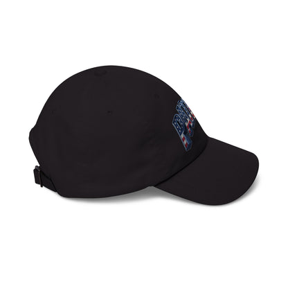 Patriot Fit Life Dad Cap - 3D Arched American Flag 'PATRIOT' Graphic | Adjustable One Size