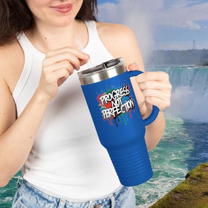 💥Inspirational   💥 Vibrant    💥 Durable  💥 Stainless Steel  💥 Insulated   💥 Travel Mug-Tumbler  💥 40oz    💥 Leak-Proof  Lid 💥  8  Different  Colors To  Choose  From 💥 Motivation On The Move 💥