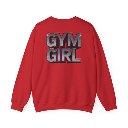 Gym Girl Crewneck Sweatshirt - Stylish Fitness Apparel - Women's Workout Sweatshirt - S-4XL