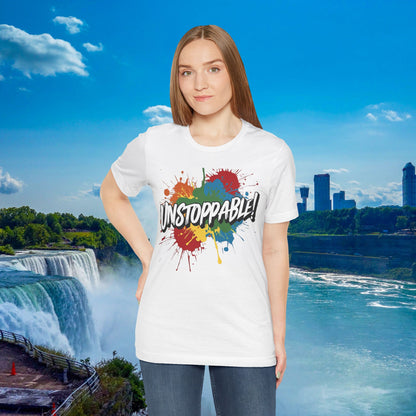 Unstoppable Design Tee - Vintage  Retro  Unisex  Tee - Classic  T-Shirt - Graphic Tee - Casual  Shirt - Short  Sleeve  Shirt
