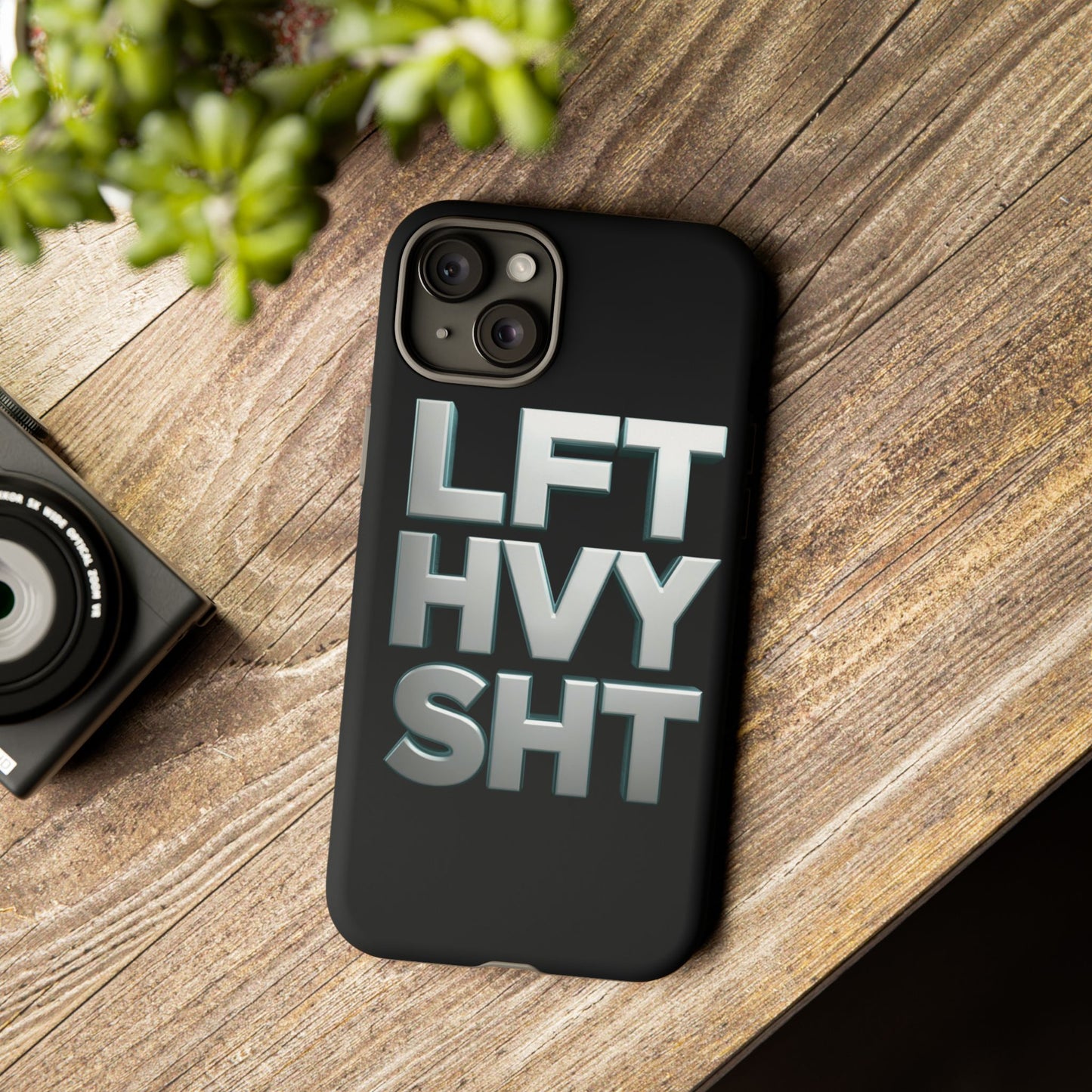 Phone Case — 'LFT HVY SHT' Bold Gym Fitness Protection Case
