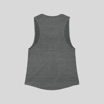 I Own the 1% Club - Women's Flowy Muscle Tank - Motivational Fitness Tank - Workout Top - S-2XL