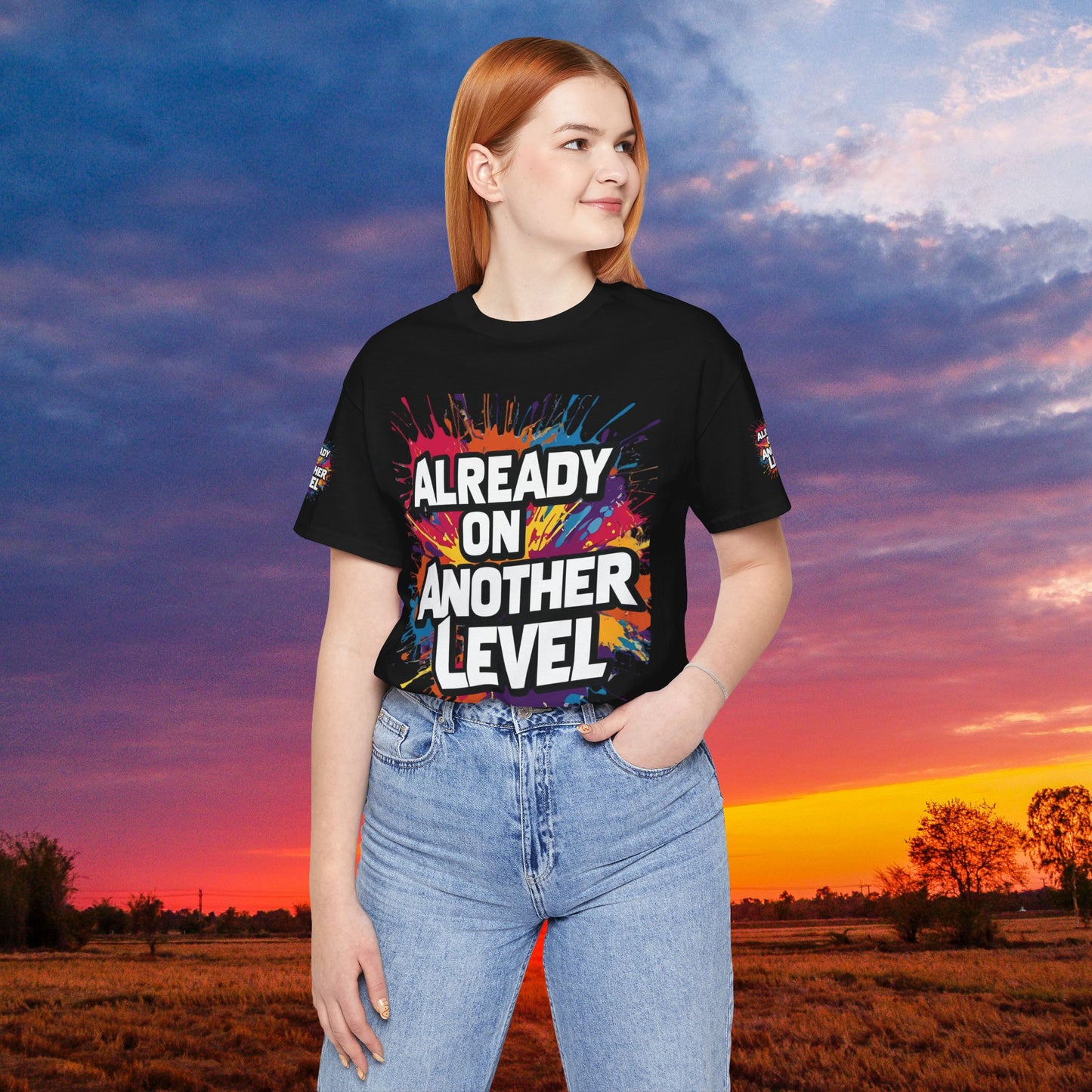 💥 Colorful  💥 Motivation  Tee 💥  'Already on Another Level'  💥 8  Different  Colors  💥 Sizes  XS - 5XL 💥