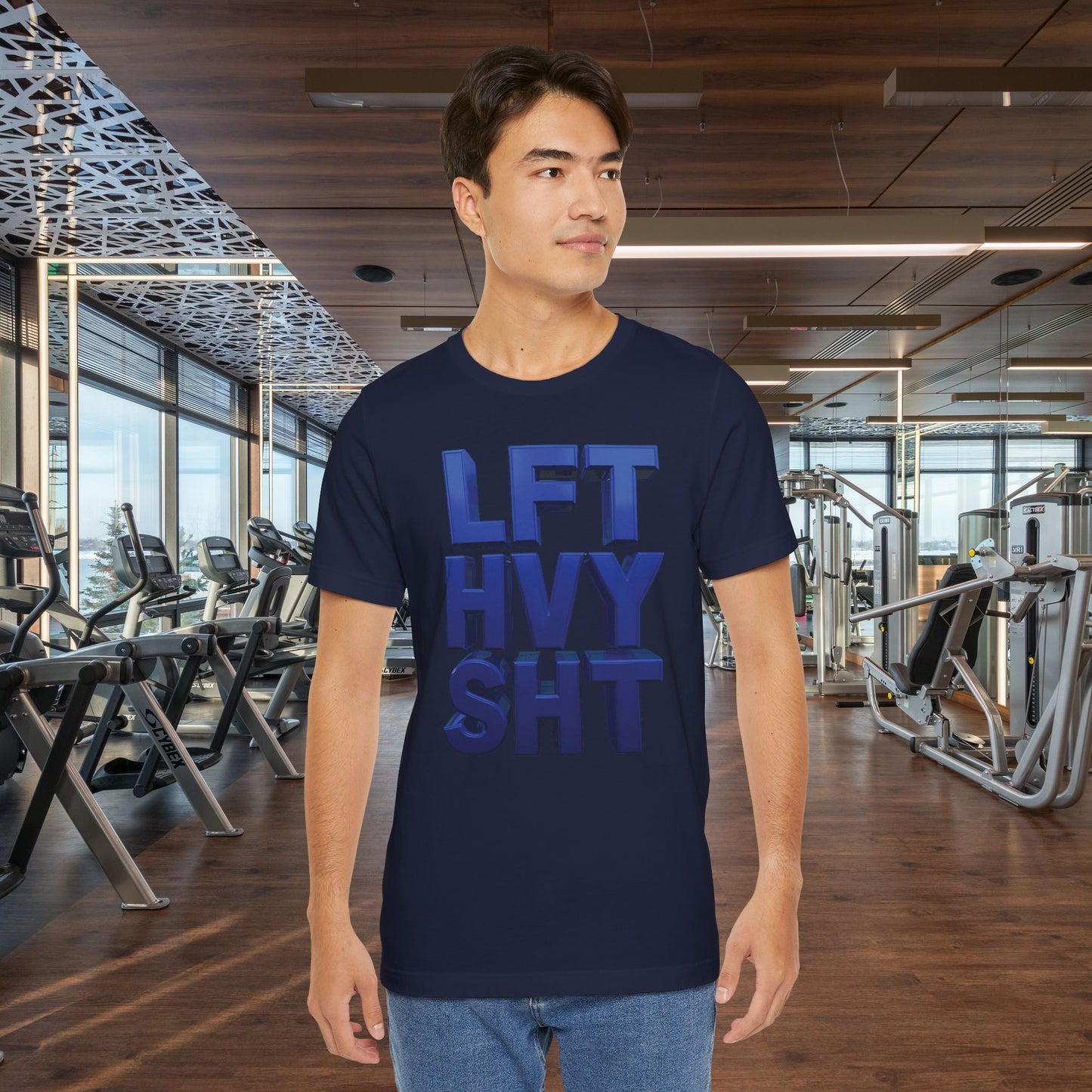 LFT HVY SHT - Lift Heavy Shit - Bold 3D Gym Tee - Fitness