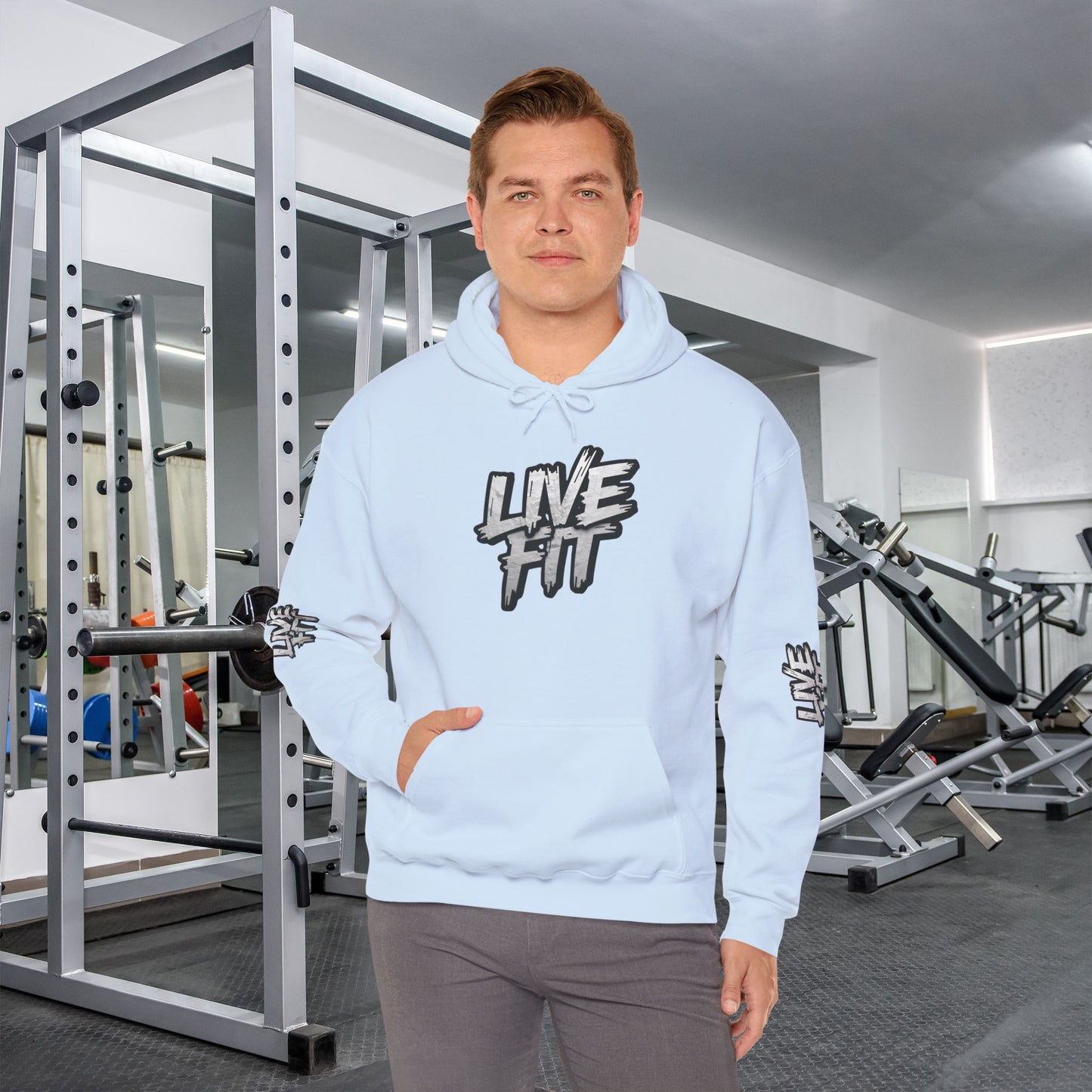 LIVE FIT Hoodie S-5XL - Unisex Heavy Blend™ Hooded Sweatshirt for Fitness Enthusiasts - Workout Apparel -  Gym Wear -  Casual Style - Gift for [...]