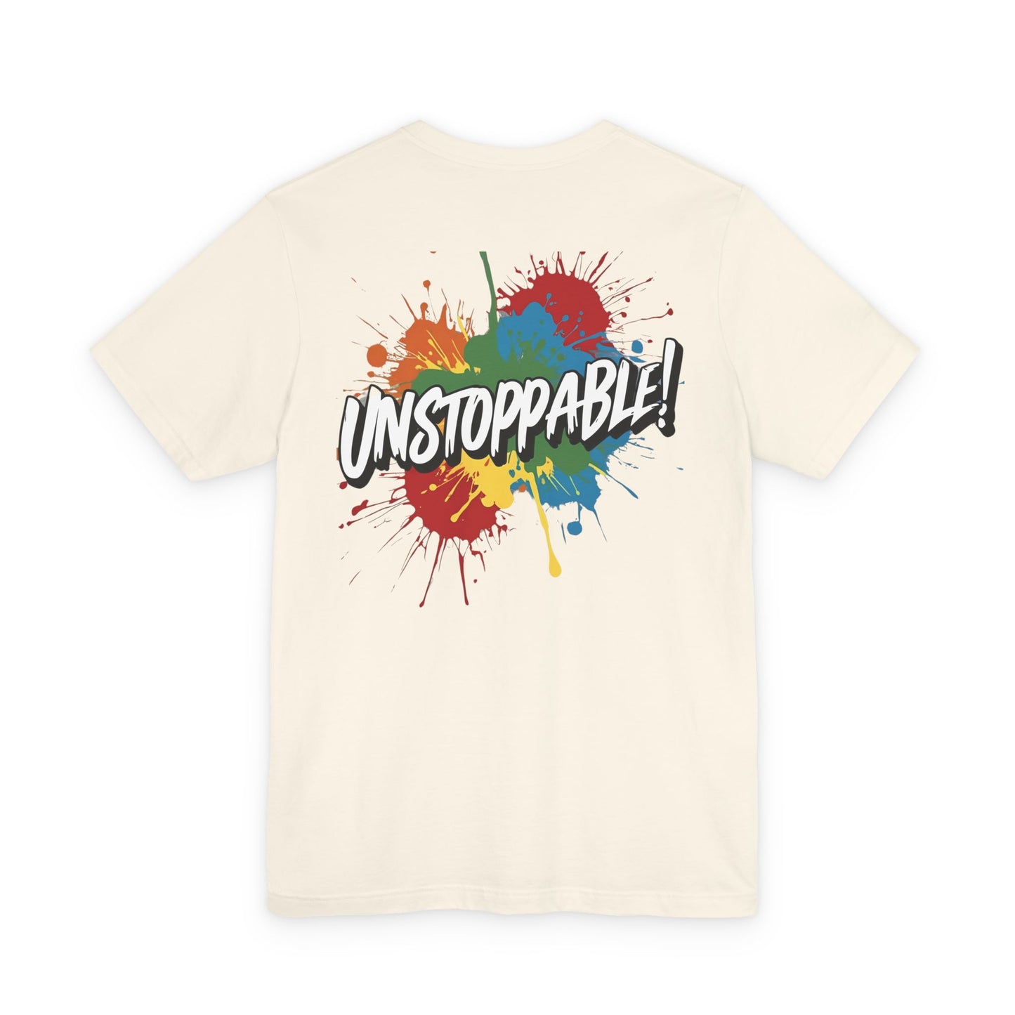 Unstoppable Design Tee - Vintage  Retro  Unisex  Tee - Classic  T-Shirt - Graphic Tee - Casual  Shirt - Short  Sleeve  Shirt