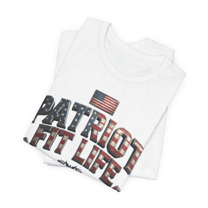 Patriot Fit Life Tee — American Flag Fitness T-Shirt