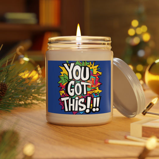 Eye-Catching    Scented Candle - 'You Got This' 9oz.   8  Different Scents    1 Unscented