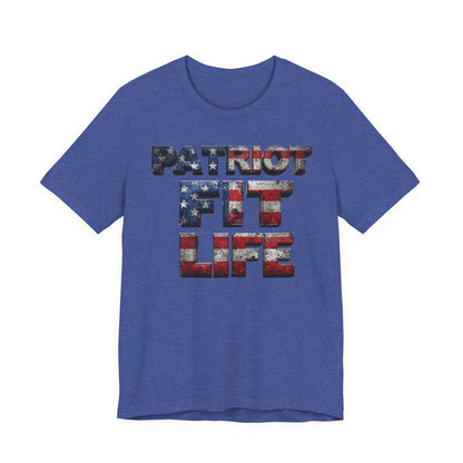 Patriot Fit Life T-Shirt | American Flag Fitness Tee – LIVE FIT