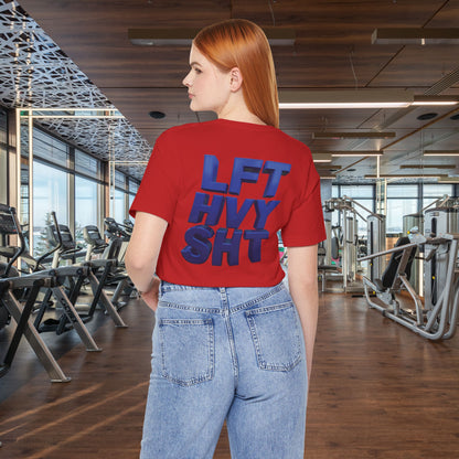 LFT HVY SHT - Lift Heavy Shit - Bold 3D Gym Tee - Fitness