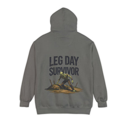 Leg Day Survivor Hoodie, Unisex Fitness Apparel, Gym Lover Gift, Workout Hoodie, Funny T-Shirt Alternative