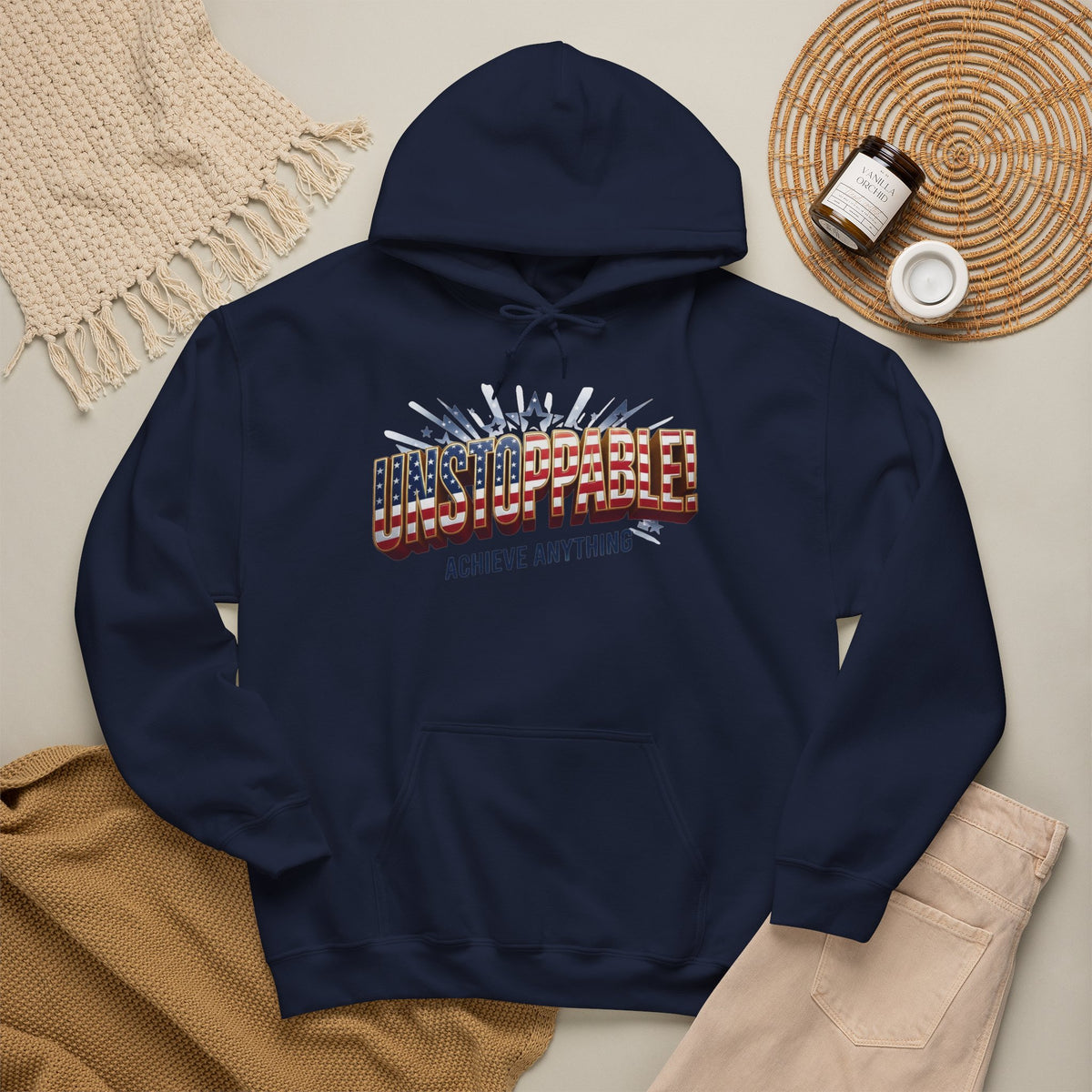 UNSTOPPABLE! Hoodie — Patriot Fit Life Graphic Sweatshirt | LIVE FIT