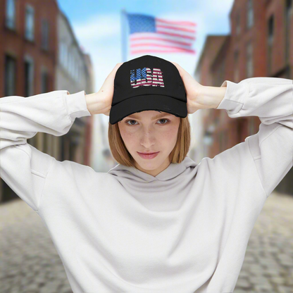 💥 Unisex 💥 USA 💥 Red White and Blue 💥 Distressed Cap 💥 One Size 💥 D Ring Closure 💥 Colors💥 Black 💥 Light Olive 💥 Scotland Blue 💥 Nickel 💥 Stone 💥 True Pink 💥