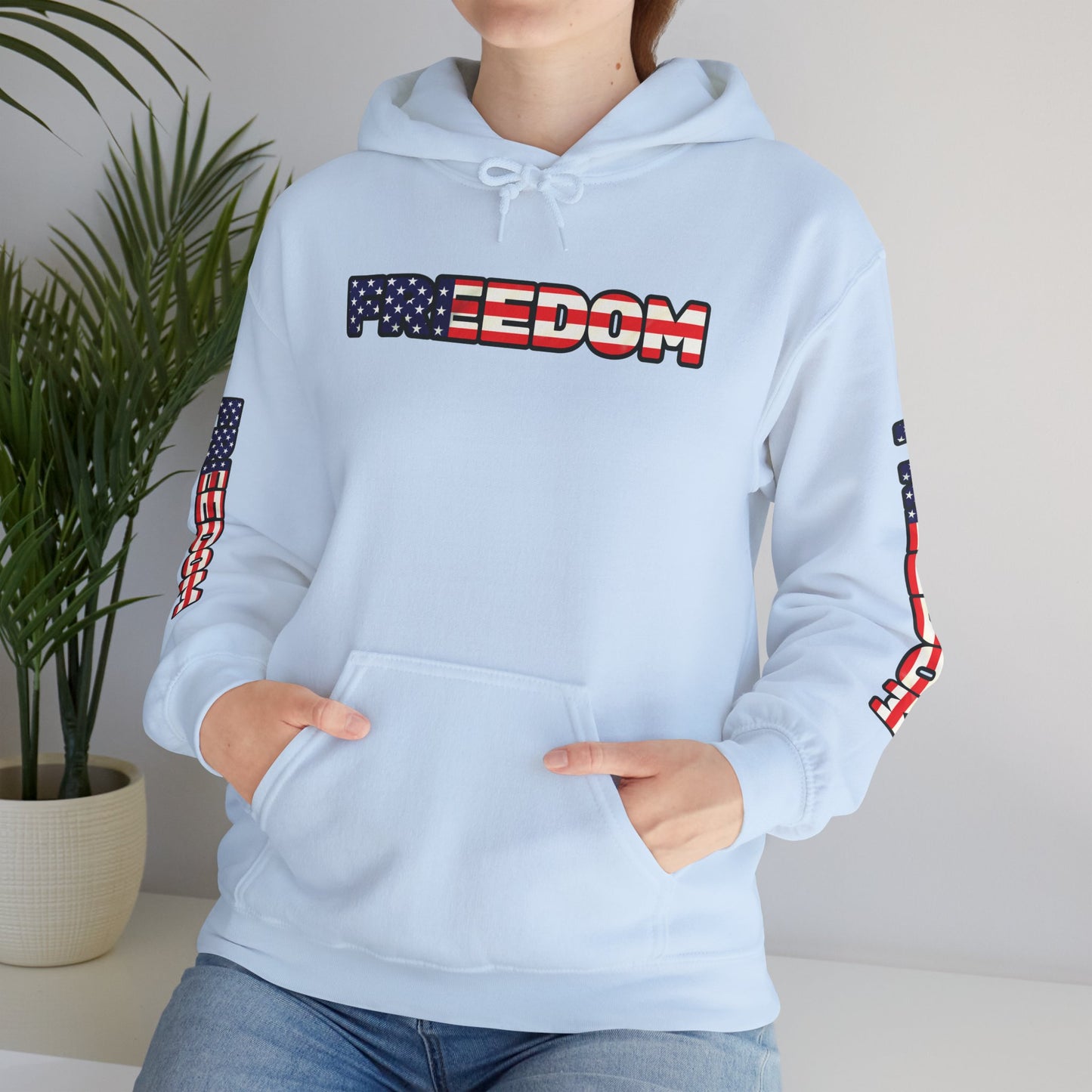 Patriotic Freedom Hoodie - Unisex American Flag Sweatshirt - Red White and Blue - Comfortable Pullover for Celebrations -  Perfect for Independence Day -  Gift [...]