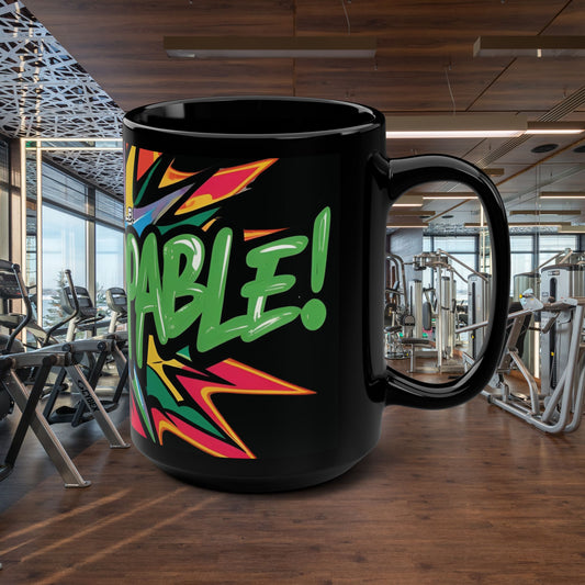 💥 Unstoppable 💥 Colorful 💥 Motivational Mug 💥 15oz  💥 Perfect for the Gym 💥 & Daily Inspiration 💥