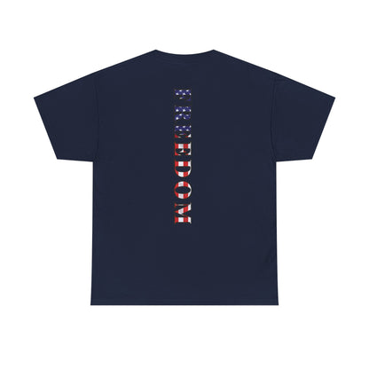 Freedom Patriotic T-Shirt - Red White Blue - American Flag Tee - Unisex S-5XL