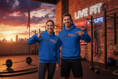 Freedom Hoodie — USA Flag Graphic Pullover Sweatshirt | LIVE FIT